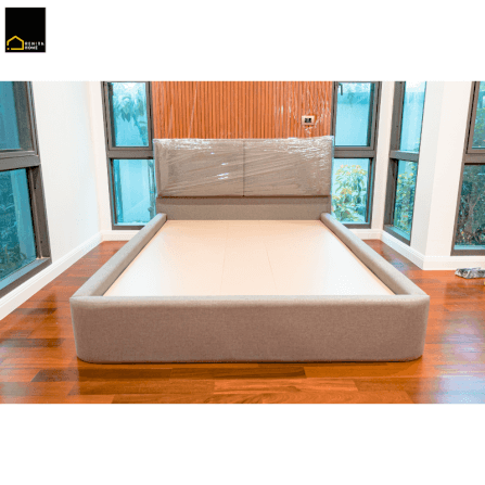 เตียงนอน 6 ฟุต RENITA HOME รุ่น BEN สีเทา_3